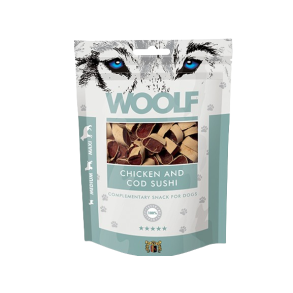 Chicken cod and sushi